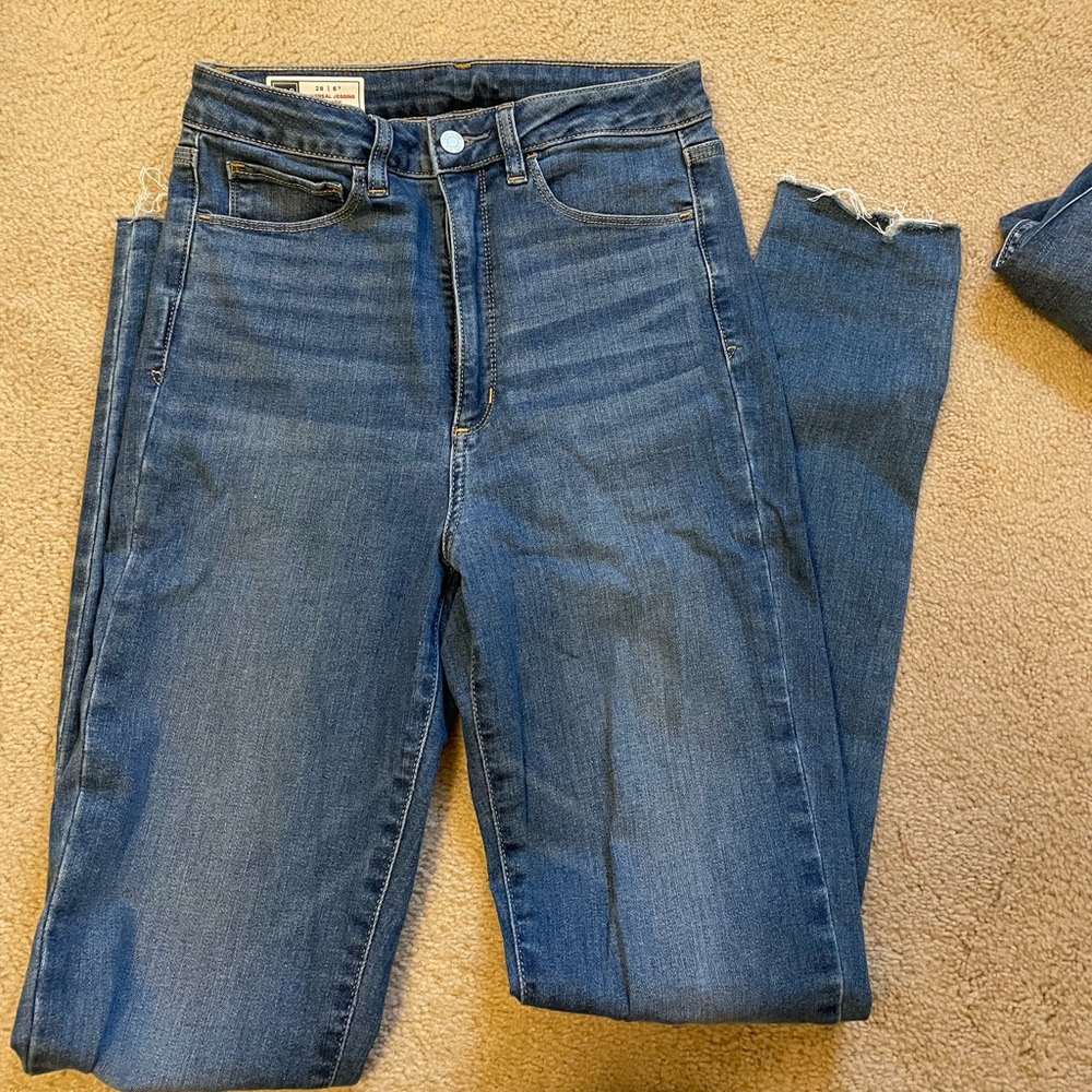 Gap Universal sky high jeans 28 tall skinny jeans nwot